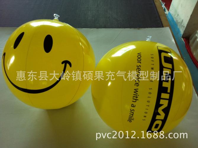工厂低价订制生产pvc沙滩球充气发光球充气广告模型充气玩具